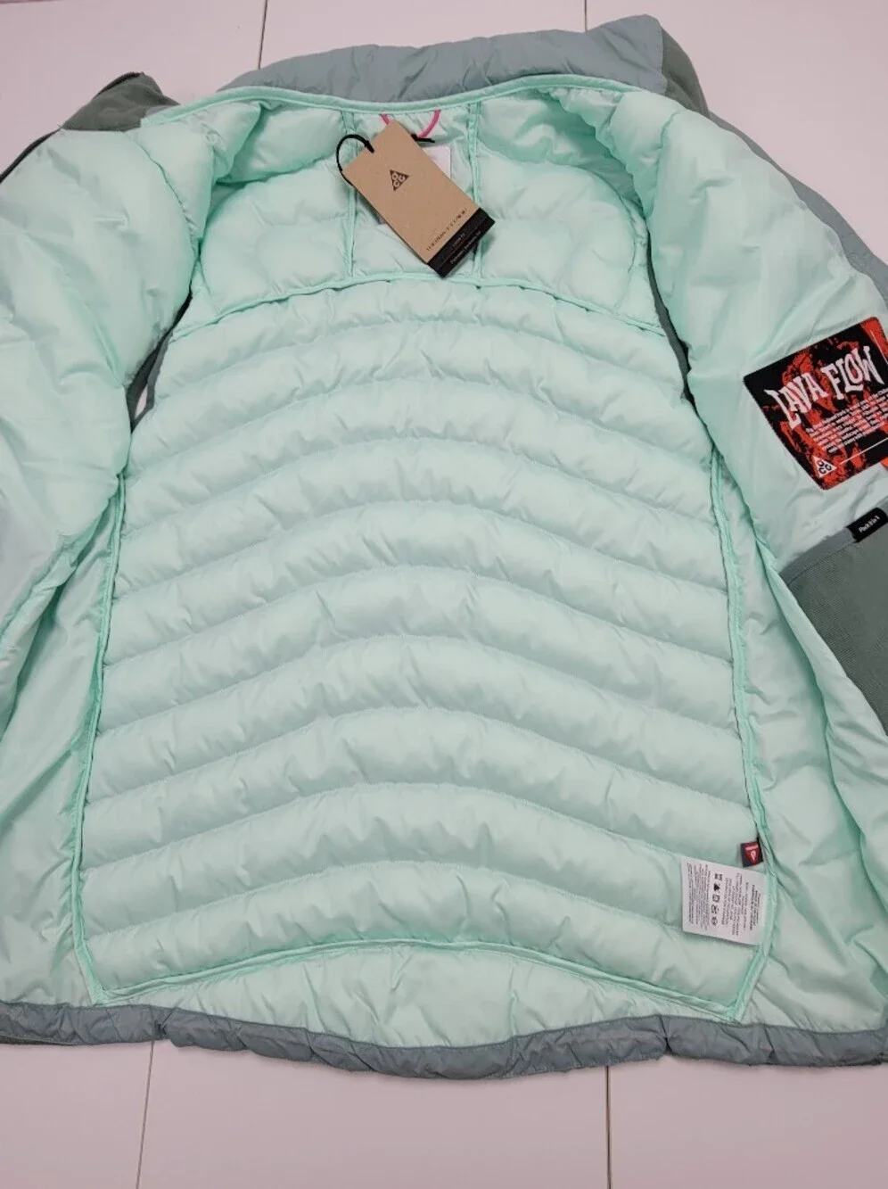 Nike ACG Therma-FIT ADV Vest Men’s Size S Lava Flow Cannon Mint Foam  HV0605-017